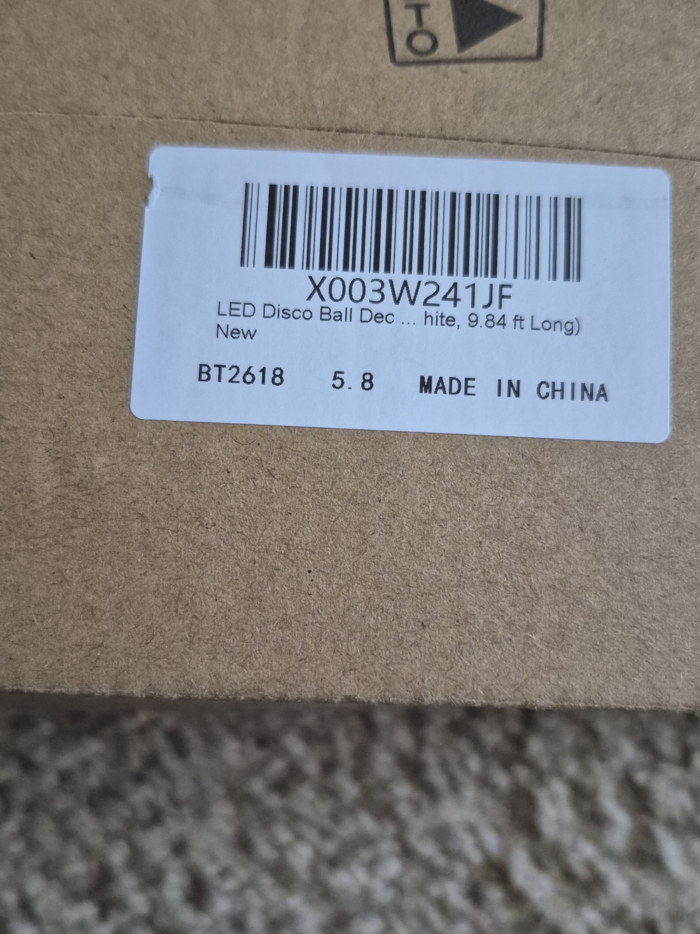 Disco Ball String Lights - Silver Mirror Orbs 9.84 Ft Long. BRAND NEW IN BOX - Picture 3 of 3